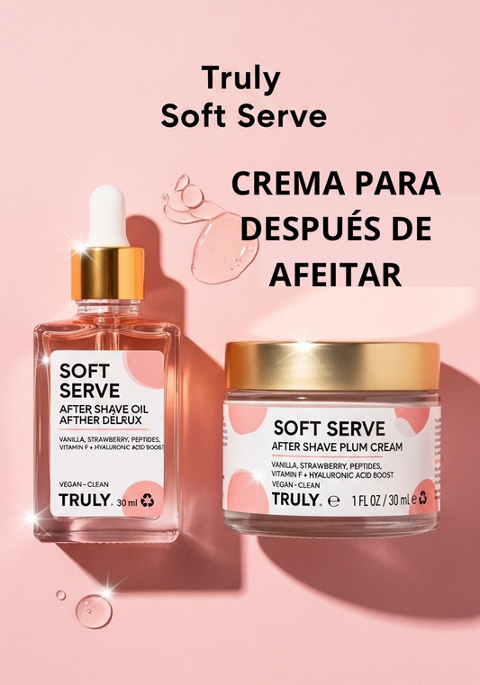 TRULY SOFT SERVE after shave + CREAM